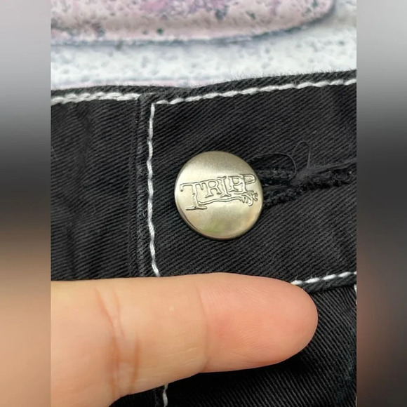 TRIPP NYC BLACK GOTH PUNK STREET RAVE PANTS MEDIUM - Picture 5 of 15